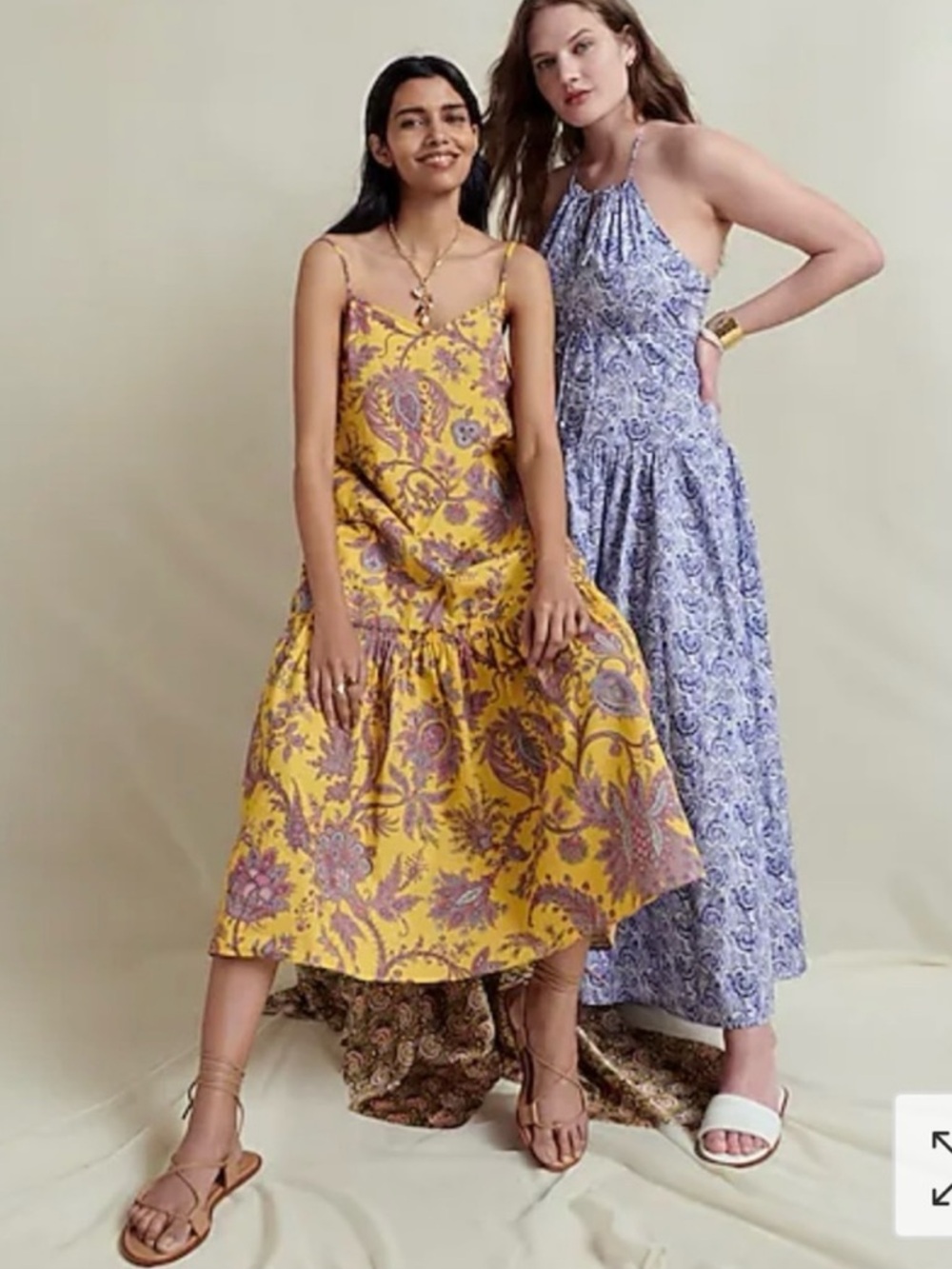 J. Crew Collection tiered cotton poplin dress in Ratti® golden paisley Small - Picture 4 of 10